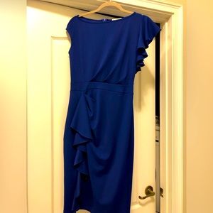 Royal blue dress - wedding guest